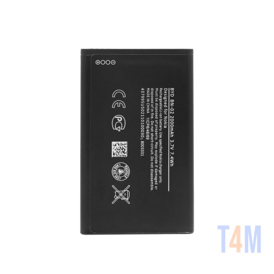 BATTERY FOR NOKIA X-02, NOKIA XL ,RM 1030 DUAL SIM ORIGINAL